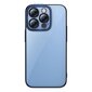 Baseus Glitter Transparent Case and Tempered Glass set for iPhone 14 Pro (blue) цена и информация | Telefoni kaaned, ümbrised | kaup24.ee