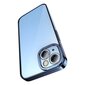 Baseus Glitter Transparent Case and Tempered Glass set for iPhone 14 (blue) hind ja info | Telefoni kaaned, ümbrised | kaup24.ee