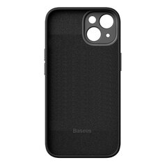 Baseus Liquid Silica Case and Tempered Glass set for iPhone 14 (black) цена и информация | Чехлы для телефонов | kaup24.ee