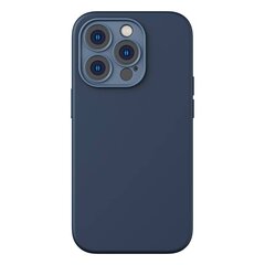 Baseus Liquid Silica Magnetic Case and Tempered Glass set for iPhone 14 Pro Max (blue) цена и информация | Чехлы для телефонов | kaup24.ee