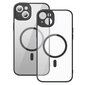 Baseus Frame Transparent Magnetic Case and Tempered Glass set for iPhone 14 Plus (black) hind ja info | Telefoni kaaned, ümbrised | kaup24.ee