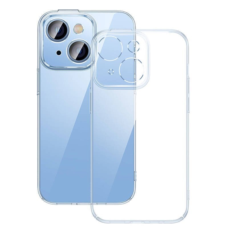 Baseus Crystal Transparent Case and Tempered Glass set for iPhone 14 Plus цена и информация | Telefoni kaaned, ümbrised | kaup24.ee