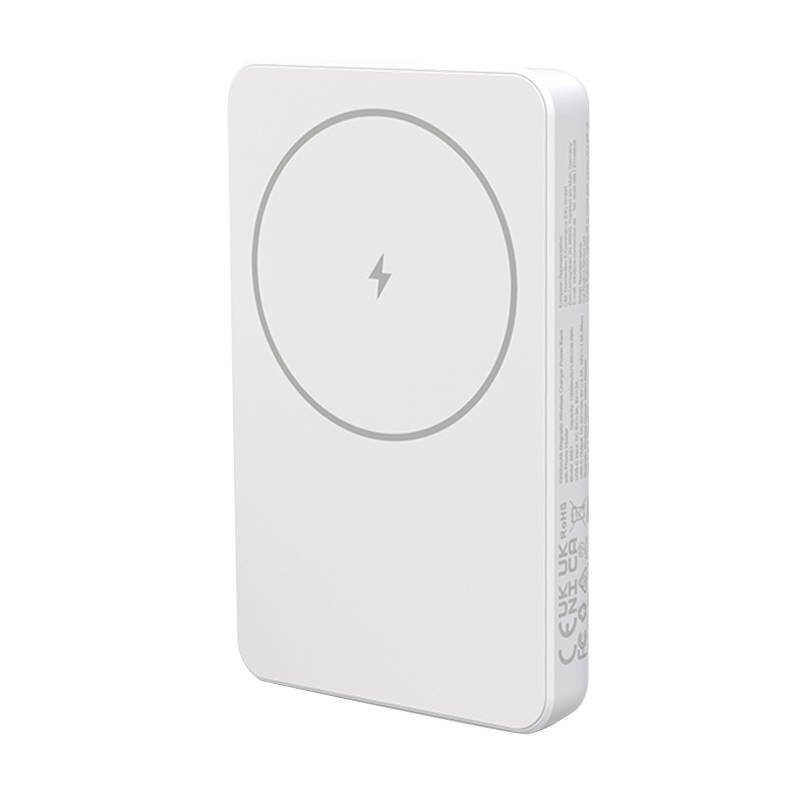 Powerbank with inductive charging 10000mAh, Iphone 12|13 (white) цена и информация | Akupangad | kaup24.ee