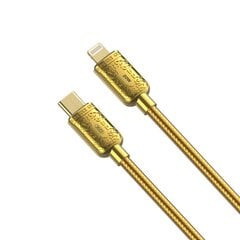XO cable NB-Q217A PD USB-C - Lightning 1,0m 20W gold hind ja info | Mobiiltelefonide kaablid | kaup24.ee