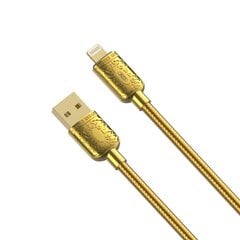 XO cable NB216 USB - Lightning 1,0 м 2,4A gold цена и информация | Кабели для телефонов | kaup24.ee