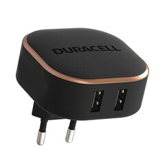 Duracell Wall Charger USB 3.4A 17 Вт (black) цена и информация | Зарядные устройства для телефонов | kaup24.ee