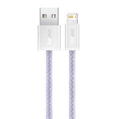 USB cable for Lightning Baseus Dynamic 2 Series, 2.4A, 2m (purple) hind ja info | Mobiiltelefonide kaablid | kaup24.ee