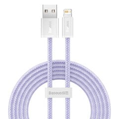 USB cable for Lightning Baseus Dynamic 2 Series, 2.4A, 2m (purple) цена и информация | Кабели для телефонов | kaup24.ee