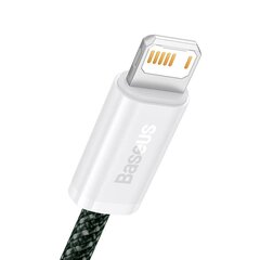 USB cable for Lightning Baseus Dynamic 2 Series, 2.4A, 1m (green) цена и информация | Кабели для телефонов | kaup24.ee