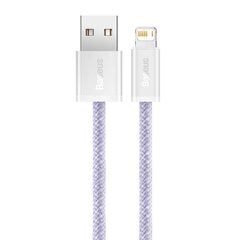 USB cable for Lightning Baseus Dynamic 2 Series, 2.4A, 1m (purple) hind ja info | Mobiiltelefonide kaablid | kaup24.ee