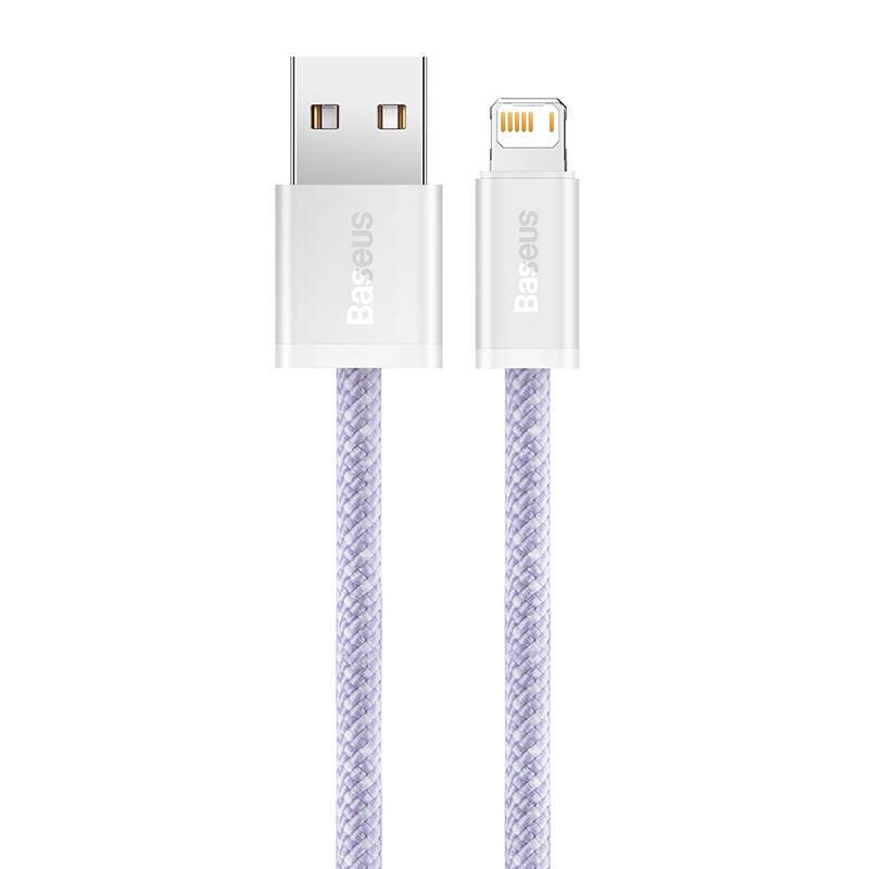 USB cable for Lightning Baseus Dynamic 2 Series, 2.4A, 1m (purple) цена и информация | Mobiiltelefonide kaablid | kaup24.ee