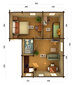 Freespalksuvila Emily 39,2 m² 2 magamistoa, WC ja köögiga hind ja info | Kuurid ja aiamajad | kaup24.ee