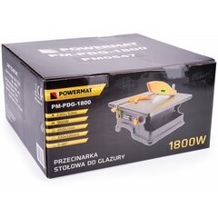 Plaadilõikusmasin PowerMat, 1800W цена и информация | Пилы, циркулярные станки | kaup24.ee