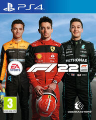 Игра PS4 F1 2022 цена и информация | CODEMASTERS Компьютерная техника | kaup24.ee