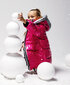Gulliver talvejope tüdrukutele, roosat värvi цена и информация | Laste talveriided | kaup24.ee