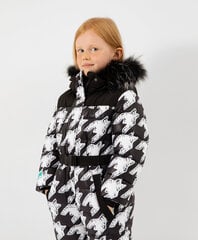 Gulliver talvekombinesoon tüdrukutele, must цена и информация | Зимняя одежда для детей | kaup24.ee