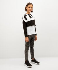 Gulliver Slim teksapüksid tüdrukutele, musta värvi цена и информация | Штаны для девочек | kaup24.ee