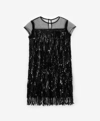 Платье Gulliver с коротким рукавом для девочки, черное цена и информация | Платья для девочек | kaup24.ee