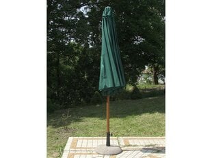 Наружный зонт Patio Poly 3 м, зеленый цена и информация | Зонты, маркизы, стойки | kaup24.ee