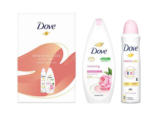 Kehahoolduskomplekt Dove Renewing dušigeel + deodorant цена и информация | Масла, гели для душа | kaup24.ee