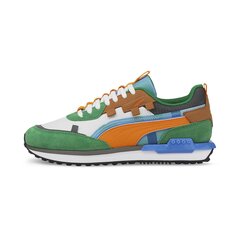 Spordijalatsid meestele Puma City Rider Minecraft Amazon Green 38574801, rohelised hind ja info | Spordi- ja vabaajajalatsid meestele | kaup24.ee