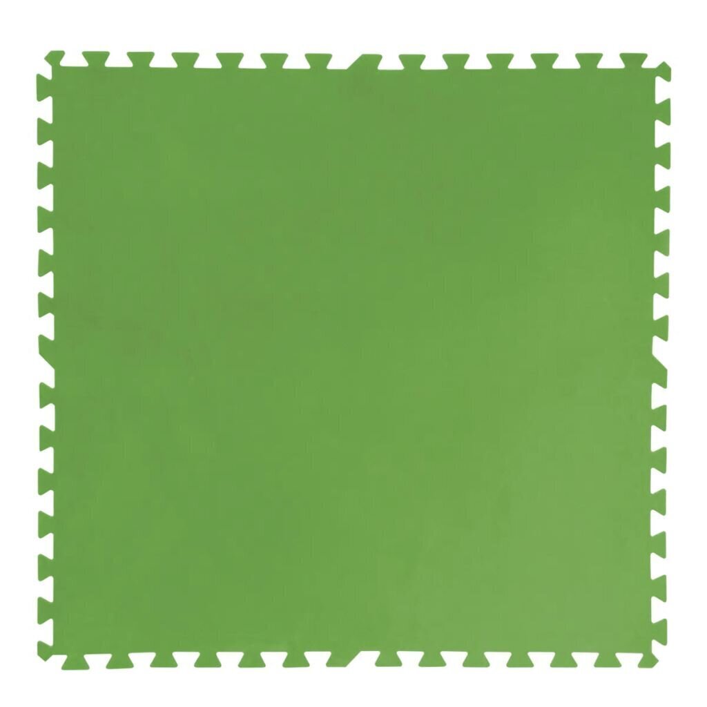 Bestway basseini põrandakaitsmed, 8 tk, 81 x 81 cm, roheline 58265 цена и информация | Basseinitehnika | kaup24.ee