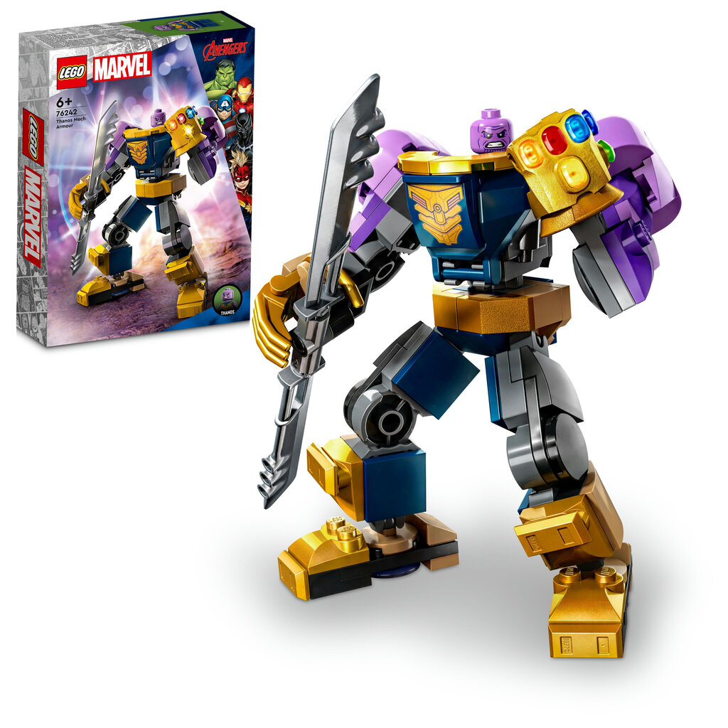 76242 LEGO® Marvel Thanose soomusrobot цена и информация | Klotsid ja konstruktorid | kaup24.ee