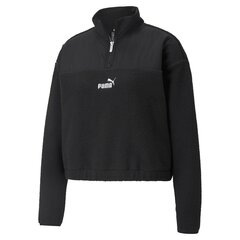 Naiste dressipluus Puma POWER Winterized Half-Zip Cre - 84585301, must цена и информация | Женские толстовки | kaup24.ee