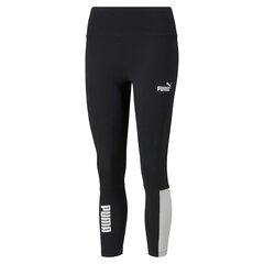 Naiste spordiretuusid Puma Power Colorblock High-Waist - 84910301, mustad цена и информация | Спортивная одежда для женщин | kaup24.ee