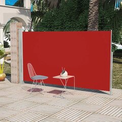 Terrassi küljesein 160 x 300 cm punane hind ja info | Päikesevarjud, markiisid ja alused | kaup24.ee