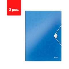 Dokumentide kaust LEITZ WOW, PP, A4 3 klappi, pakis 2 tk. hind ja info | Kirjatarbed | kaup24.ee