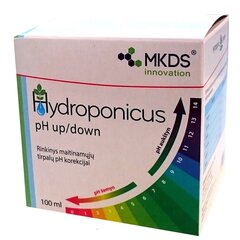 MKDS Hydroponicus pH up/down, 100 ml hind ja info | Hooldusvahendid taimedele | kaup24.ee