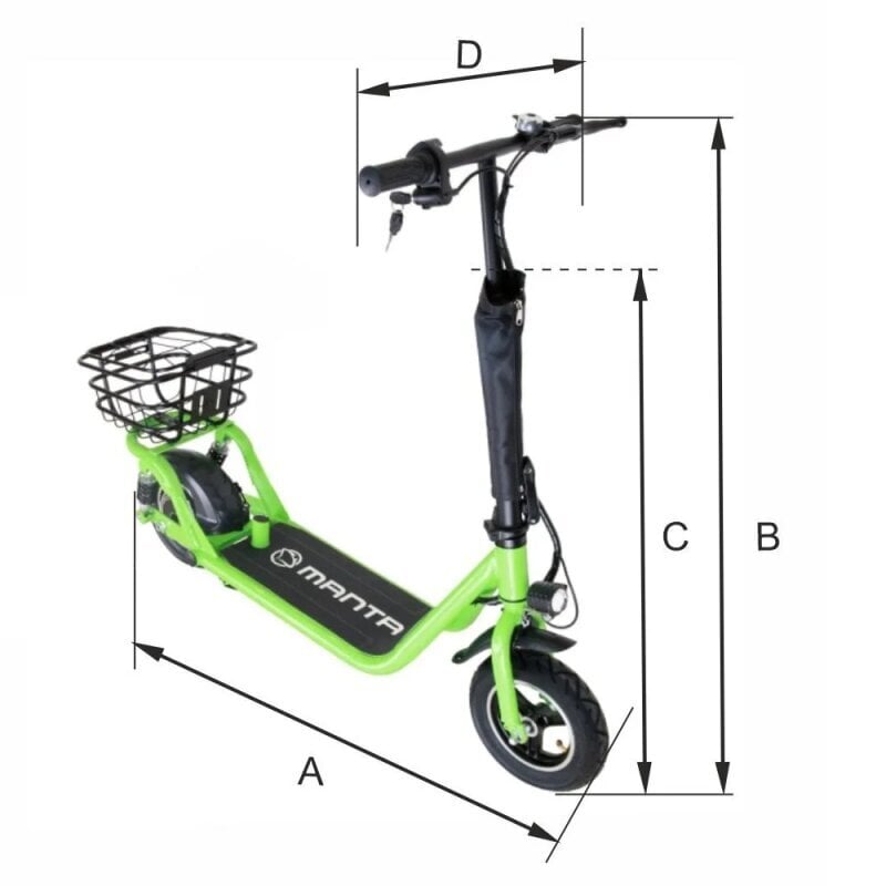 Manta MES1001H hind ja info | Elektritõukerattad | kaup24.ee