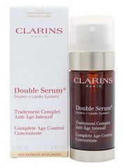 Антивозрастная сыворотка для лица Clarins Double Serum, 30 мл цена и информация | Сыворотки для лица, масла | kaup24.ee