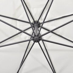 vidaXL konsooldisainiga päikesevari 3,5 m liivavalge hind ja info | Päikesevarjud, markiisid ja alused | kaup24.ee