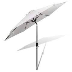 Уличный зонт, белый цена и информация | Зонты, маркизы, стойки | kaup24.ee