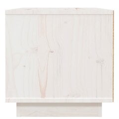 vidaXL öökapp, valge, 40 x 34 x 35 cm, männipuit цена и информация | Прикроватные тумбочки | kaup24.ee