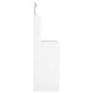 vidaXL tualettlaud LEDiga, valge, 96 x 40 x 142 cm цена и информация | Tualettlauad | kaup24.ee