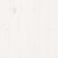 vidaXL väljatõmmatav päevavoodi, valge, 2 x (90x190) cm, männipuit цена и информация | Кровати | kaup24.ee