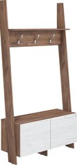 Полка Rack, коричневый/белый цена и информация | Meblocross Мебель для прихожей | kaup24.ee