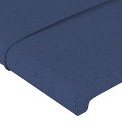 vidaXL voodipeatsid 2 tk, sinine, 72x5x78/88 cm, kangas hind ja info | Voodid | kaup24.ee