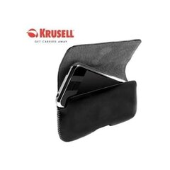 Кожаный чехол для телефона Krusell Hector 3XL, черный цена и информация | Чехлы для телефонов | kaup24.ee