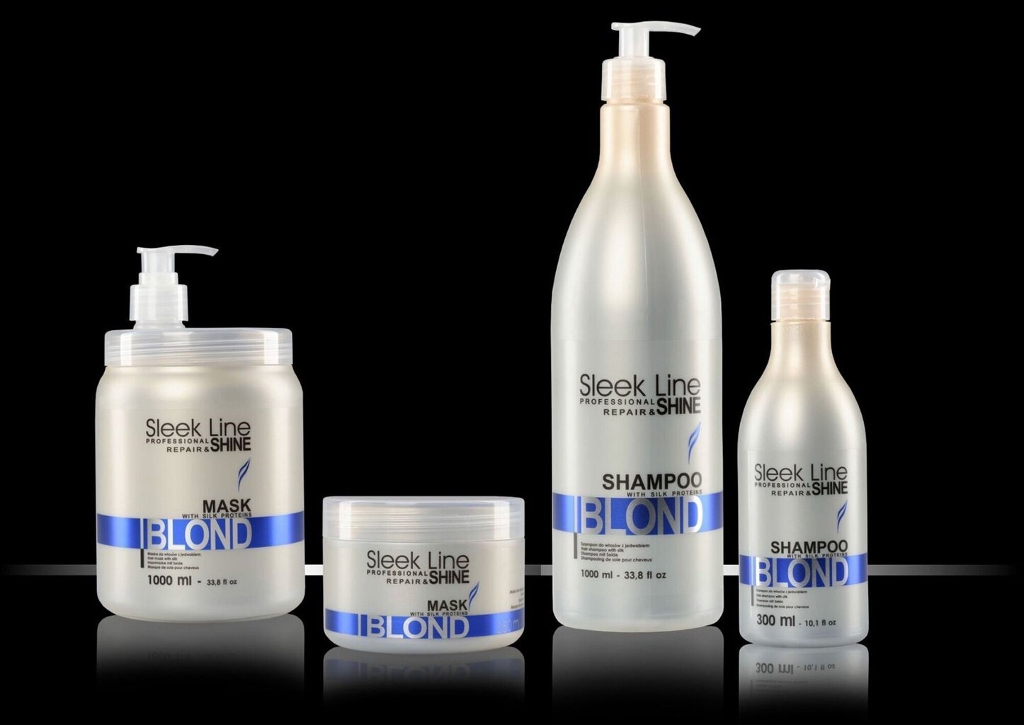 Stapiz Sleek Line Blond šampoon 300 ml hind ja info | Šampoonid | kaup24.ee