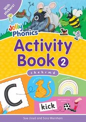 Jolly Phonics Activity Book 2: in Precursive Letters (British English edition) UK ed., c k, e,h,r,m,d hind ja info | Noortekirjandus | kaup24.ee