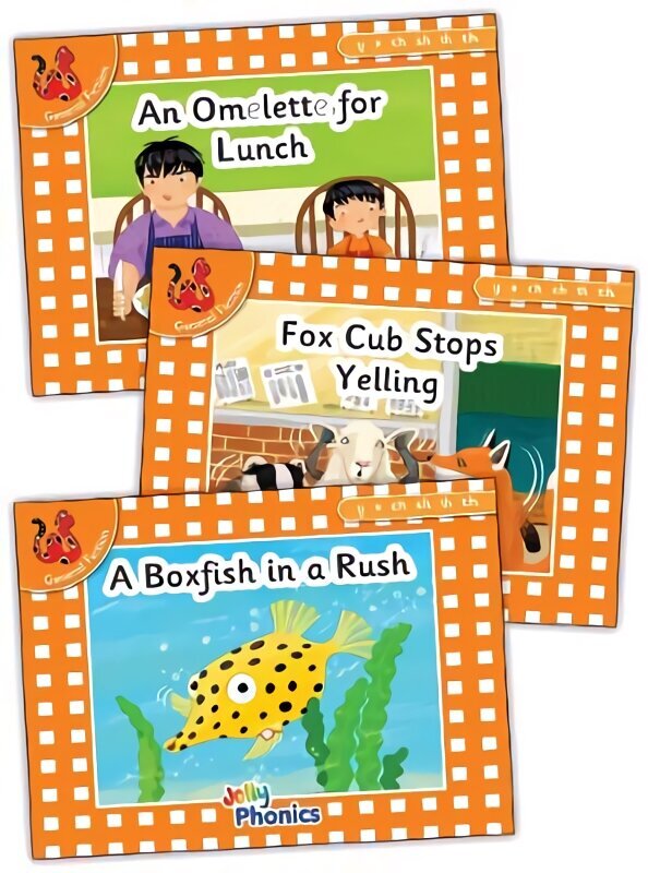 Jolly Phonics Orange Level Readers Set 6: in Precursive Letters (British English edition) цена и информация | Noortekirjandus | kaup24.ee