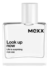 Mexx Look up Now Life Is Surprising For Him EDT для мужчин 30 мл цена и информация | Мужские духи | kaup24.ee