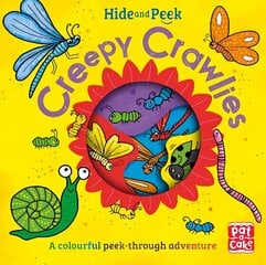 Hide and Peek: Creepy Crawlies: A colourful peek-through adventure board book цена и информация | Книги для малышей | kaup24.ee
