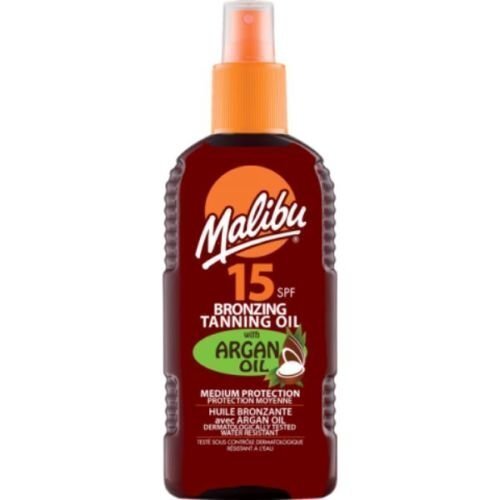 Malibu Argan Oil SPF15 - Tanning Oil 200ml hind ja info | Päikesekreemid | kaup24.ee