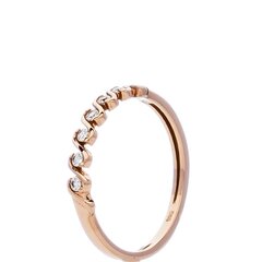 Золотое кольцо для женщин с цирконием цена и информация | Кольцо | kaup24.ee