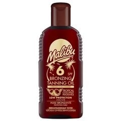 Päevitusõli Malibu SPF 6 200 ml цена и информация | Кремы от загара | kaup24.ee